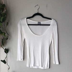 Herve Leger white top